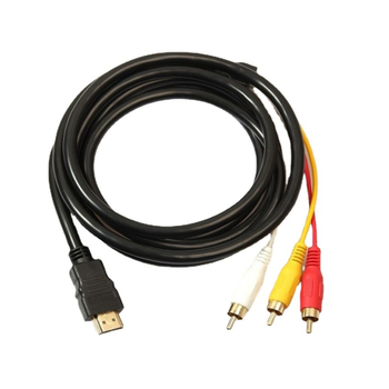 Cablu HDMI către AV, splitter 1 la 3, nucleu din cupru, fără cip, viteză de transmisie 30