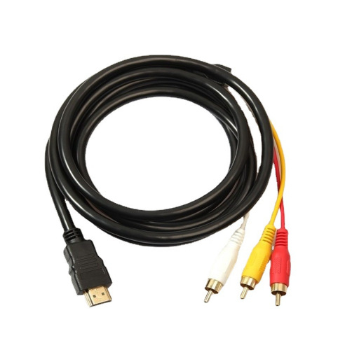 Cablu HDMI către AV, splitter 1 la 3, nucleu din cupru, fără cip, viteză de transmisie 30