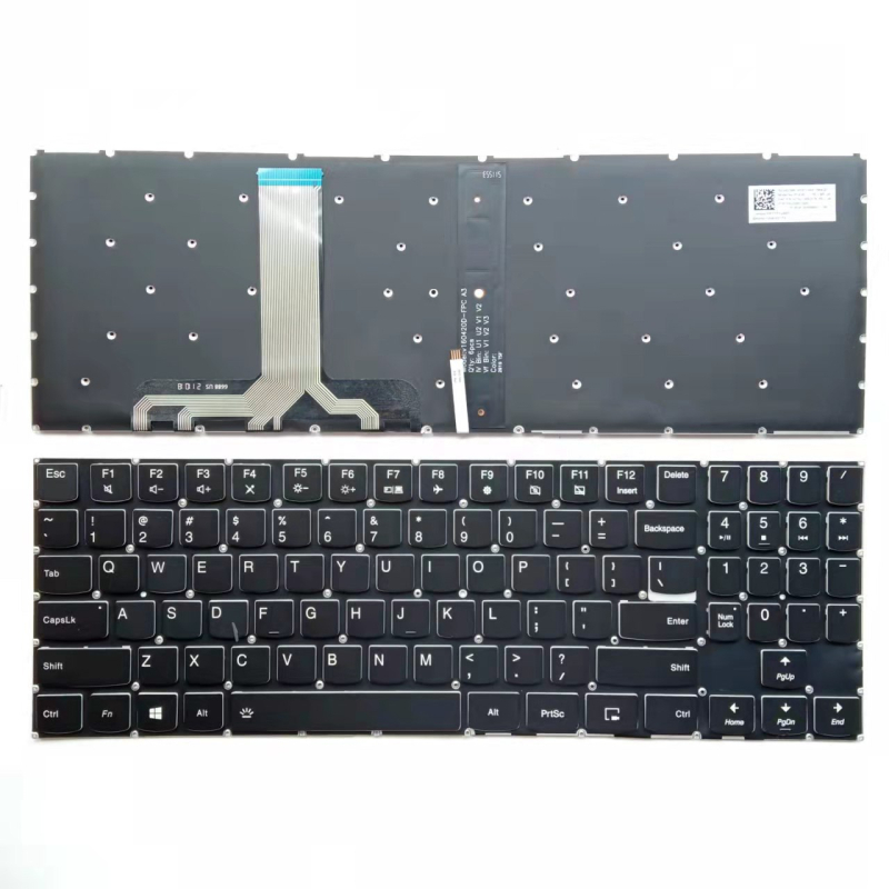 Nothing billentyűzet Lenovo Legion Y530/Y540/Y7000-höz — USB interfész, vezetékes csatlakozás, Plug-and-Play támogatás, ergonómiai támogatás