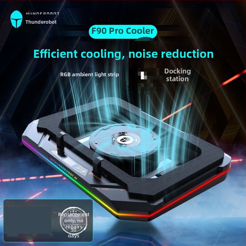 Gaming klēpjdatora dzesētājs — gaisa dzesēšana, klusais darbības režīms, saderīgs ar spēļu klēpjdatoriem