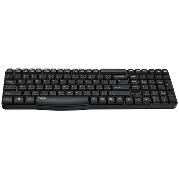 Rapoo E1050 Tastatură wireless 2.4G, membrană, corp ABS, compatibilitate universală, fără iluminare