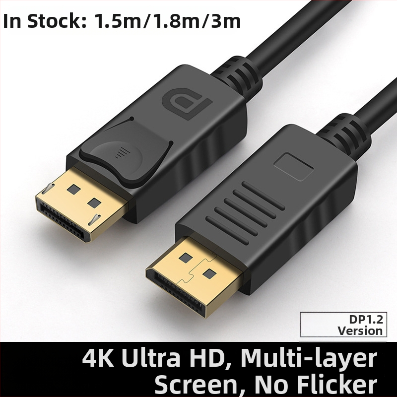 DisplayPort na DisplayPort kábel, dĺžka 1,8 m, rýchlosť prenosu 10,8 Gbps, kvalitné čipy, model SC3121