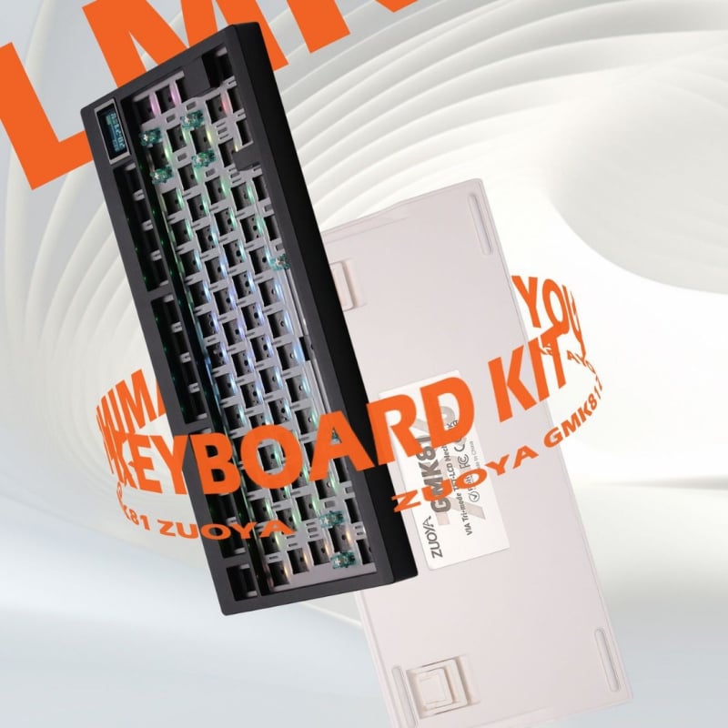 Zuoya GMK81 DIY mehanički skup tipkovnice, hot-swappable, RGB pozadinsko osvjetljenje, Bluetooth, do 87 tipki