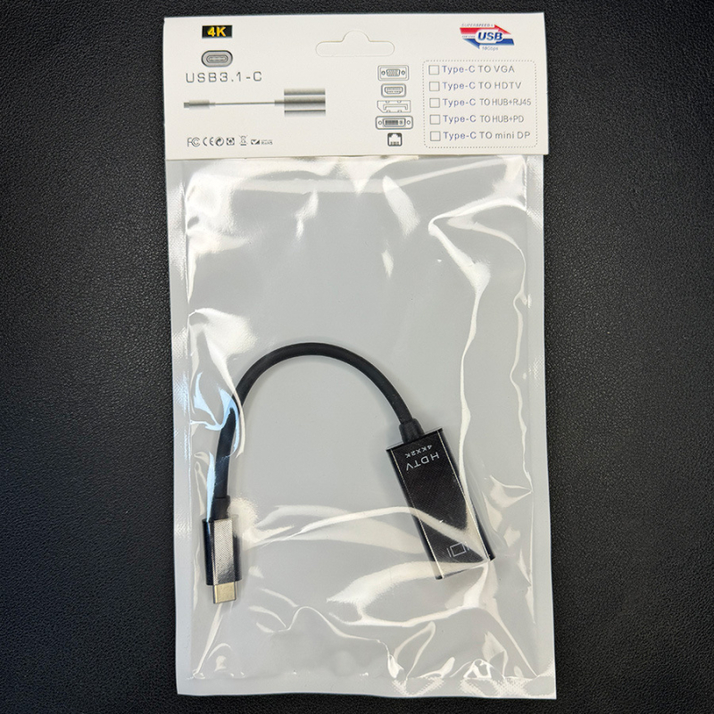 Type-C na HDMI adapter kabel 4K60Hz s bakrenim jezgrom