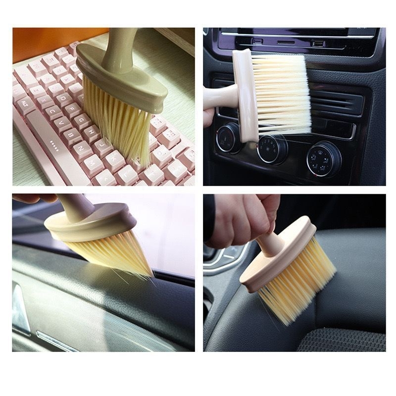 Perie de curățare pentru tastatură mecanică — peri moi, cap plat (Brand: Trend; Material: oțel carbon; Formă: cap plat; Funcție: curățare)