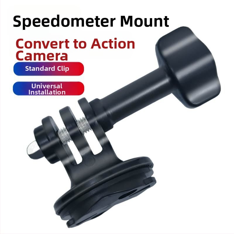 Velosipēdu datoru turētāja adapteris akcijas kamerām – bāze GoPro, Garmin, Insta360 (plastmasa, OEM)