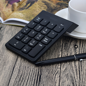 Bežična numerička tipkovnica za laptop s podlogom za dlan, 18/19 tipki, 140x85x8 mm