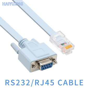 1,8 m DB9–RJ45 RS232 konzolkábel routerhez