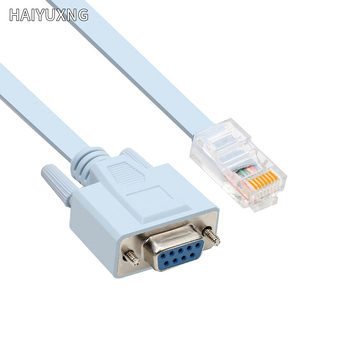 1,8 m DB9–RJ45 RS232 konzolkábel routerhez