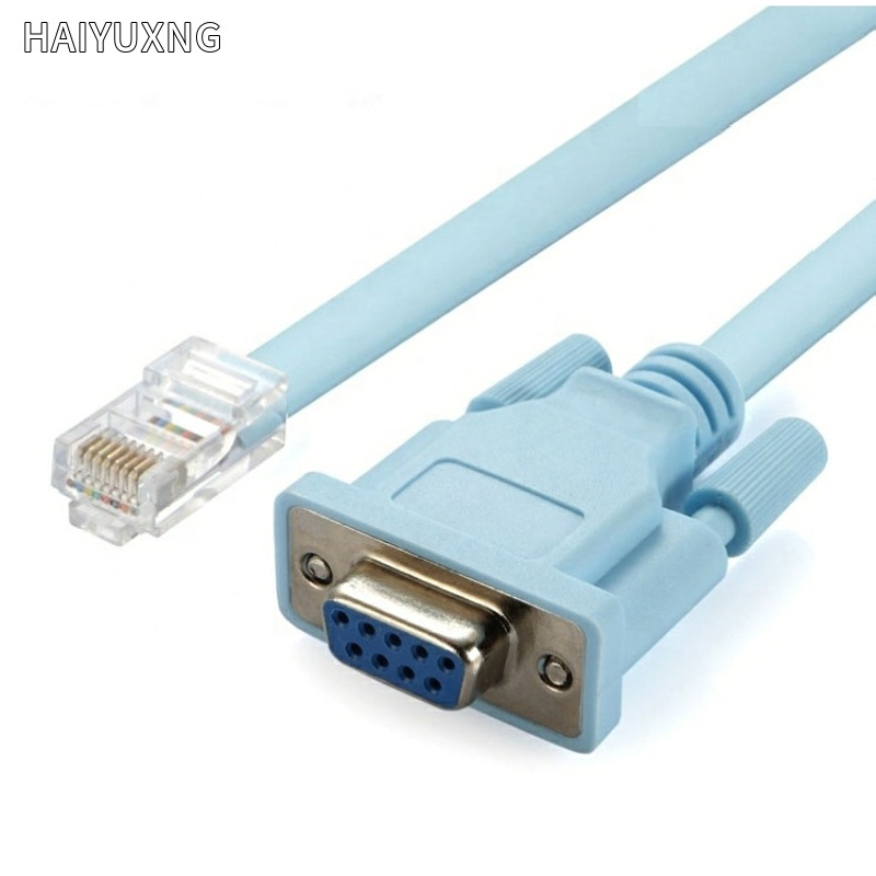 1,8 m DB9–RJ45 RS232 konzolkábel routerhez