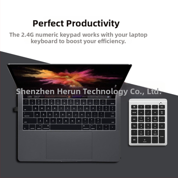 RF302 Bezdrôtová numerická klávesnica – 28 kláves, USB rozhranie, 2,4G bezdrôtové pripojenie, Plug-and-Play