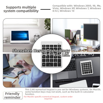 RF302 Bezdrôtová numerická klávesnica – 28 kláves, USB rozhranie, 2,4G bezdrôtové pripojenie, Plug-and-Play
