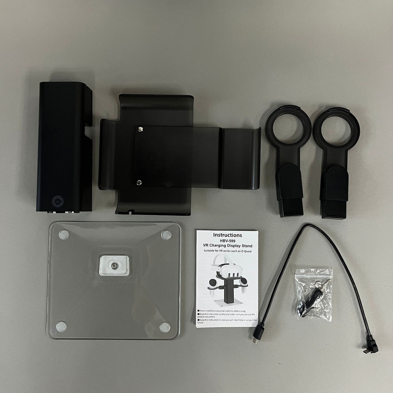 HBV-599 βάση φόρτισης και επιφάνεια αποθήκευσης VR για Oculus Quest 2, Quest 3, Quest 3S και άλλες συσκευές VR