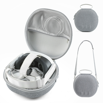 Meta Quest3 VR szemüveg tároló táska, ütés- és karcolásálló, könnyen hordozható, modell JYS-MQ007, anyag: Twill EVA