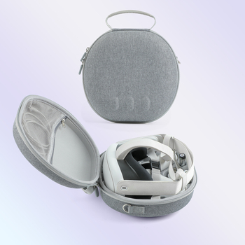 Meta Quest3 VR szemüveg tároló táska, ütés- és karcolásálló, könnyen hordozható, modell JYS-MQ007, anyag: Twill EVA