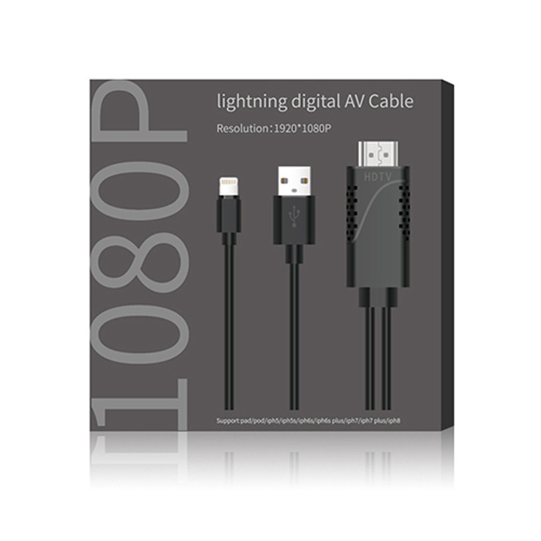 Adapter za mobitel HDMI – duljina 1 m, HDMI sučelje, bakar bez kisika, srebrno premazan, model 7562S