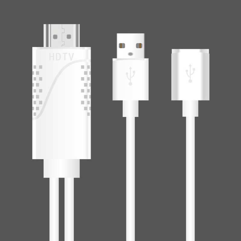 Adapter za mobitel HDMI – duljina 1 m, HDMI sučelje, bakar bez kisika, srebrno premazan, model 7562S