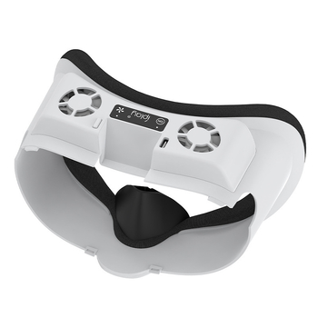 VR rashladni ventil za Meta Quest 3 s RGB svjetlima i maskom za zatamnjivanje — ABS kućište, USB-C sučelje, 178 g, uključuje RGB kućicu za hlađenje naoala, spužastu podlogu, masku za nos, kabel za napajanje