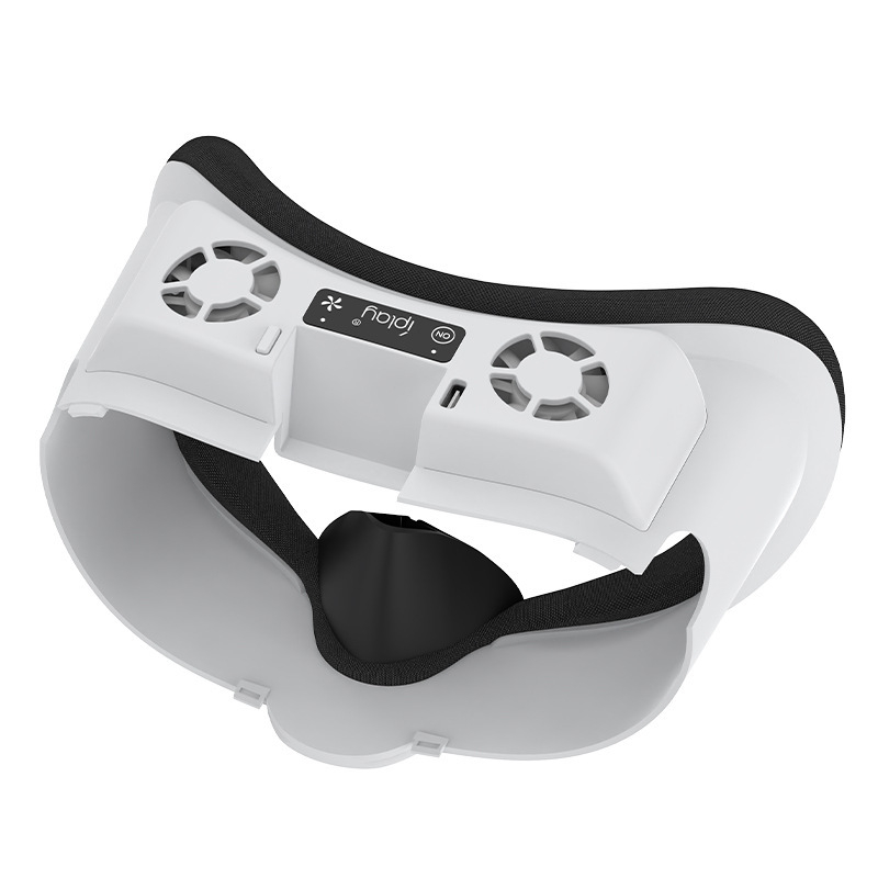 VR rashladni ventil za Meta Quest 3 s RGB svjetlima i maskom za zatamnjivanje — ABS kućište, USB-C sučelje, 178 g, uključuje RGB kućicu za hlađenje naoala, spužastu podlogu, masku za nos, kabel za napajanje