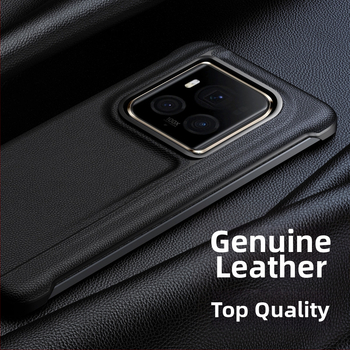 Carcasă pentru telefon pentru Honor Magic6 Zhizhen — piele naturală, ultra-subțire, fără ramă, protecție anti-cădere, disipare căldură, anti-amprentă