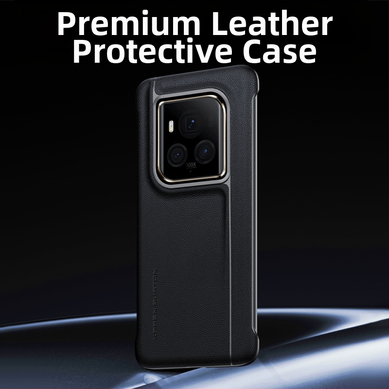Carcasă pentru telefon pentru Honor Magic6 Zhizhen — piele naturală, ultra-subțire, fără ramă, protecție anti-cădere, disipare căldură, anti-amprentă