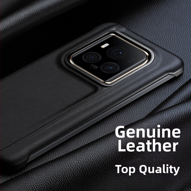 Carcasă pentru telefon pentru Honor Magic6 Zhizhen — piele naturală, ultra-subțire, fără ramă, protecție anti-cădere, disipare căldură, anti-amprentă