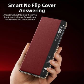 Huawei Mate X5 flip-top vāciņš, mākslīgā āda, elektroplēšana, biznesa stils