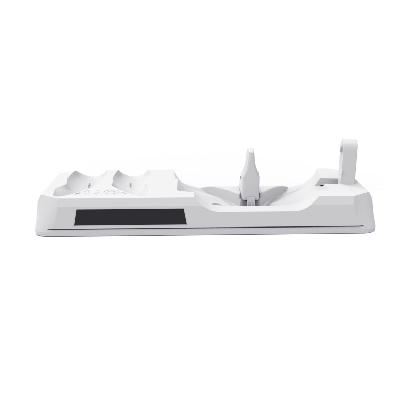 Punjačka baza za Meta Quest 3S VR kacigu i kontrolore s RGB rasvjetom; USB-C priključak, ABS materijal, kompatibilno s Quest 3S, težina 593 g