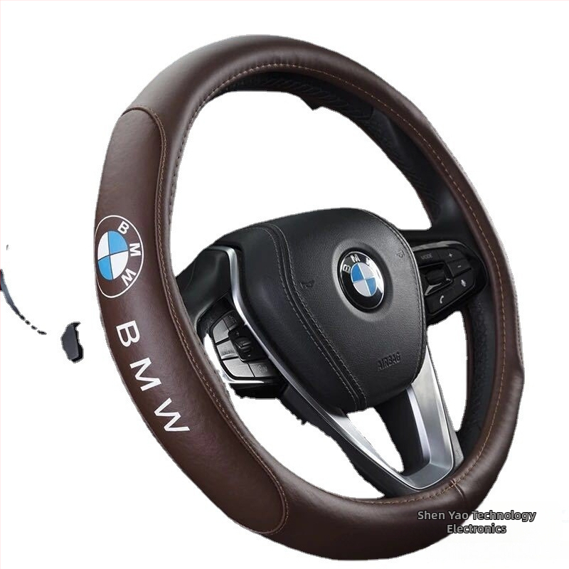 Kožni volan Kalinpu za BMW — univerzalna instalacija, prava koža, pogodan za sve sezone