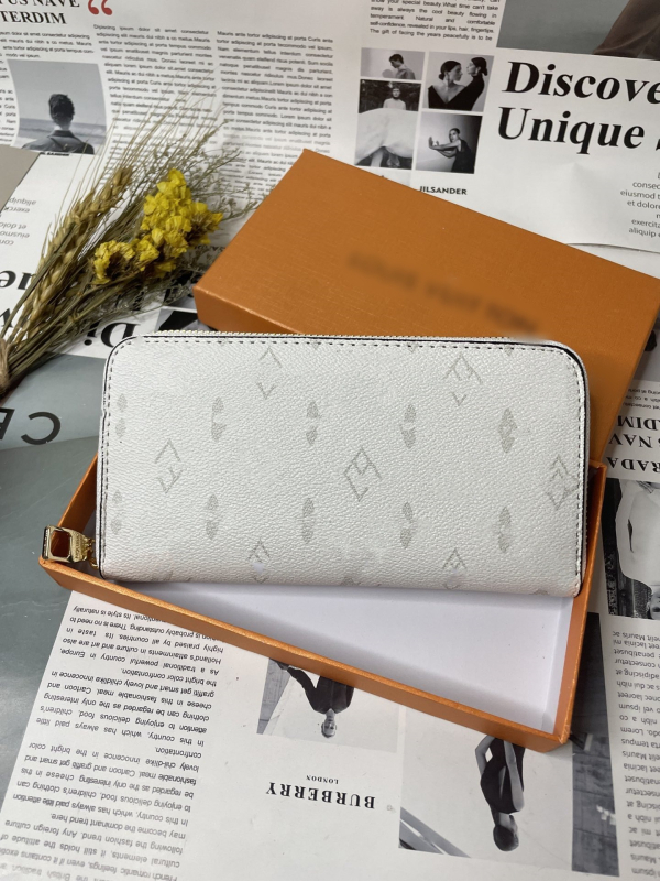 Duga ženska novčanik na zip, PU koža, urbani minimalistički stil, uzorak s slovima, podstava od sintetičke kože, izuzetno lagan, otporan na habanje, zaštita od krađe