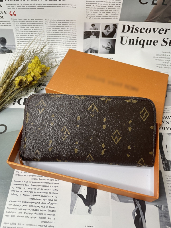 Duga ženska novčanik na zip, PU koža, urbani minimalistički stil, uzorak s slovima, podstava od sintetičke kože, izuzetno lagan, otporan na habanje, zaštita od krađe