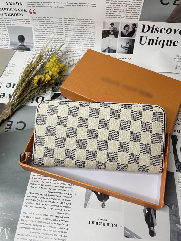 Duga ženska novčanik na zip, PU koža, urbani minimalistički stil, uzorak s slovima, podstava od sintetičke kože, izuzetno lagan, otporan na habanje, zaštita od krađe