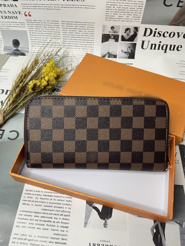 Duga ženska novčanik na zip, PU koža, urbani minimalistički stil, uzorak s slovima, podstava od sintetičke kože, izuzetno lagan, otporan na habanje, zaštita od krađe