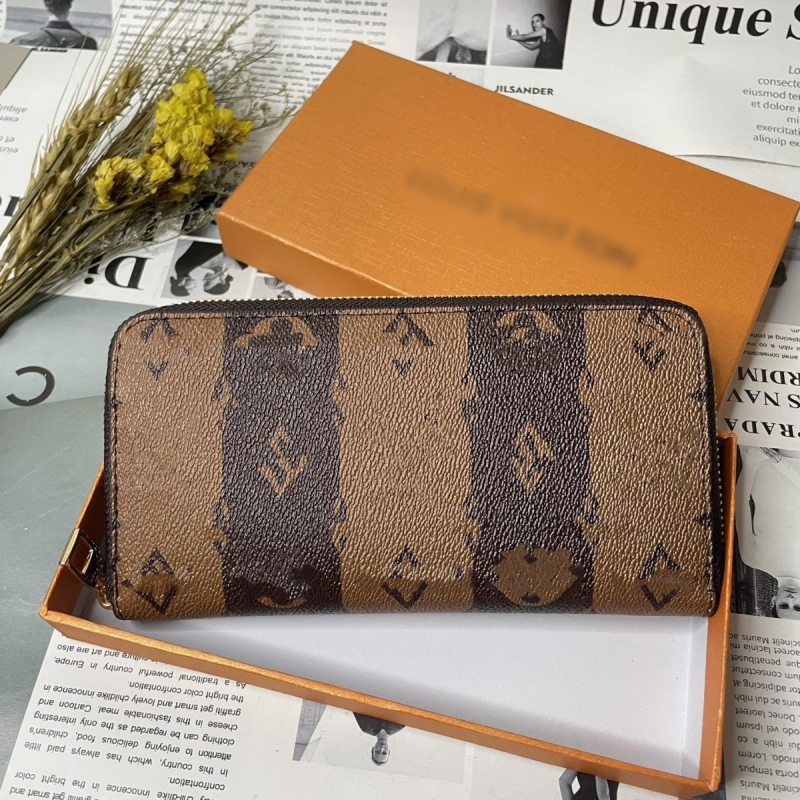 Duga ženska novčanik na zip, PU koža, urbani minimalistički stil, uzorak s slovima, podstava od sintetičke kože, izuzetno lagan, otporan na habanje, zaštita od krađe