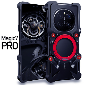 Zimon μεταλλικό πίσω κάλυμμα με περιστρεφόμενη βάση, συμβατό με τη σειρά Honor Magic7