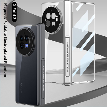 Cieta apvalka vāciņš Vivo X Fold3 Pro – PC materiāls, elektroplakēšana, kritiena aizsardzība