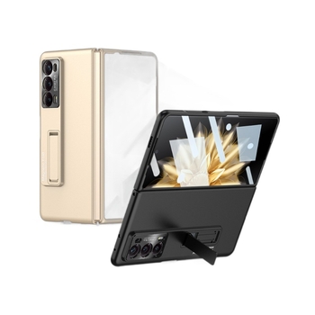 Калъф за Huawei Magic V2 с държач, ултра тънък, PC материал, матово покритие, защита срещу падане