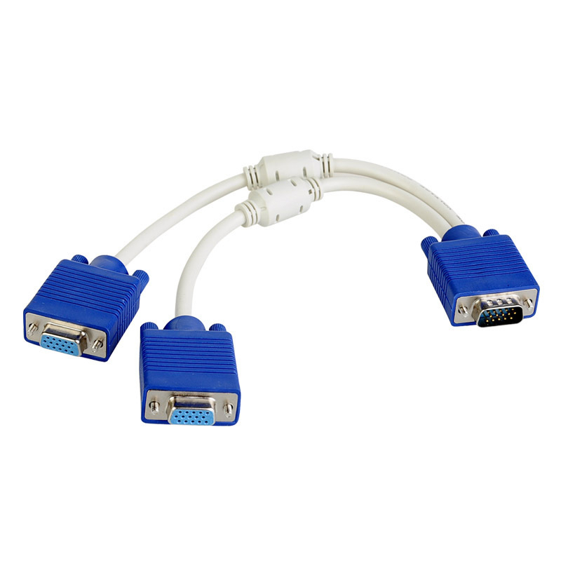 Cablu VGA 1x2 switcher, 30 cm, cupru pur, linie VGA