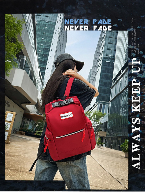 Unisex nylon ruksak, 36–55 L, pogodan za 11-inčni laptop, kaiš sa zračnim jastučićem, za putovanja u slobodno vrijeme