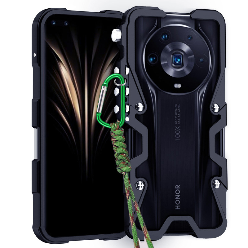 ZIMON μεταλλικό πίσω κάλυμμα για το Honor Magic4 Ultimate Edition – αρχικό μηχανικά κατεργασμένο προστατευτικό κάλυμμα με πλήρη προστασία