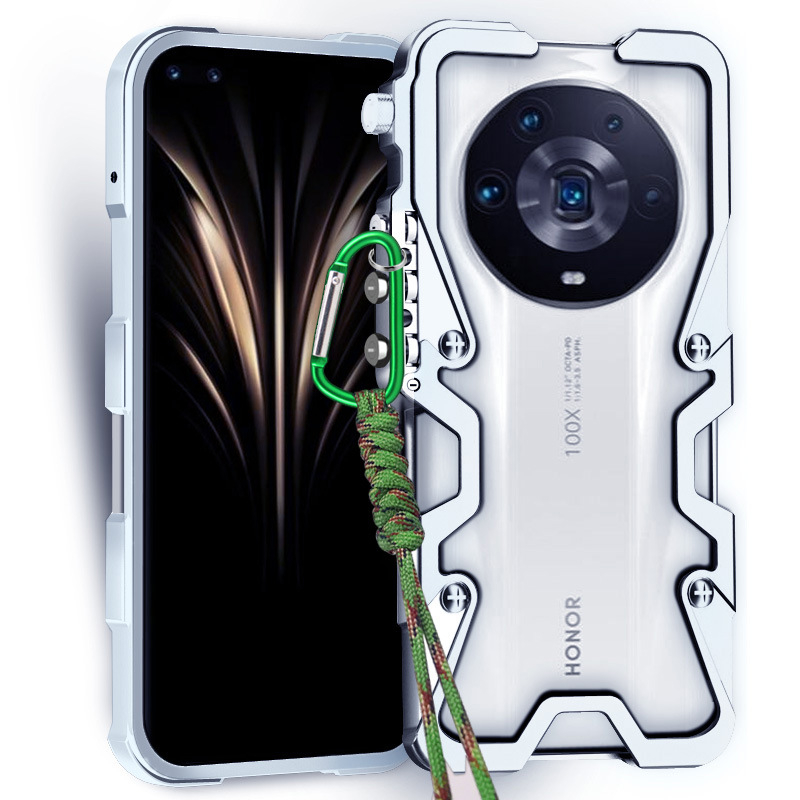 ZIMON μεταλλικό πίσω κάλυμμα για το Honor Magic4 Ultimate Edition – αρχικό μηχανικά κατεργασμένο προστατευτικό κάλυμμα με πλήρη προστασία