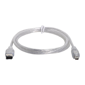 Cablu FireWire IEEE 1394 de la 4 pini la 6 pini pentru camere DV și carduri de captură, 1.5 m, conductor din cupru, cablu adaptor