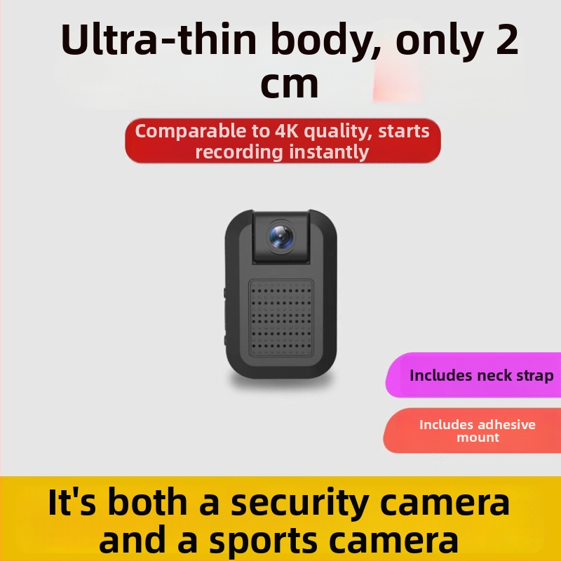 Namų belaidė stebėjimo mini kamera su Wi‑Fi nuotoline prieiga, 1080p plačiaus kampu, TF kortelės palaikymas, mobilioji programa