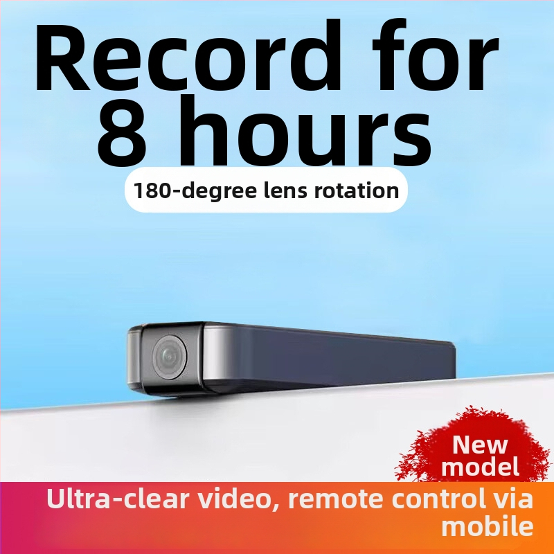 Namų belaidė stebėjimo mini kamera su Wi‑Fi nuotoline prieiga, 1080p plačiaus kampu, TF kortelės palaikymas, mobilioji programa