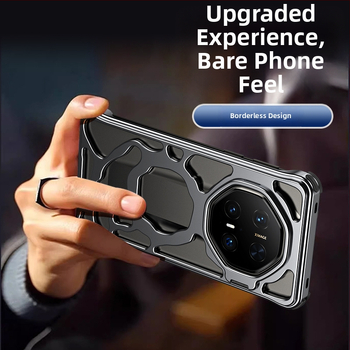 Μεταλλική θήκη Huawei Mate60 με αερισμό ψύξης και βάση φακού, φινίρισμα ηλεκτροπλατίωσης