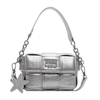 PU materijal crossbody torba kvadratnog oblika, vodoravna, sa zatvaračem i džepom za telefon