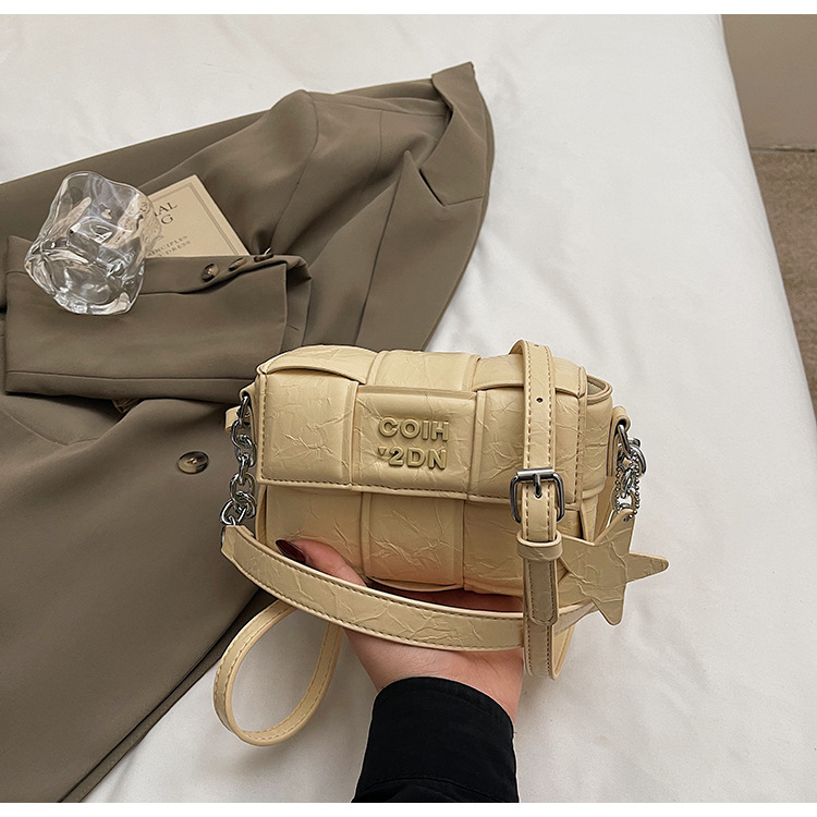 PU materijal crossbody torba kvadratnog oblika, vodoravna, sa zatvaračem i džepom za telefon