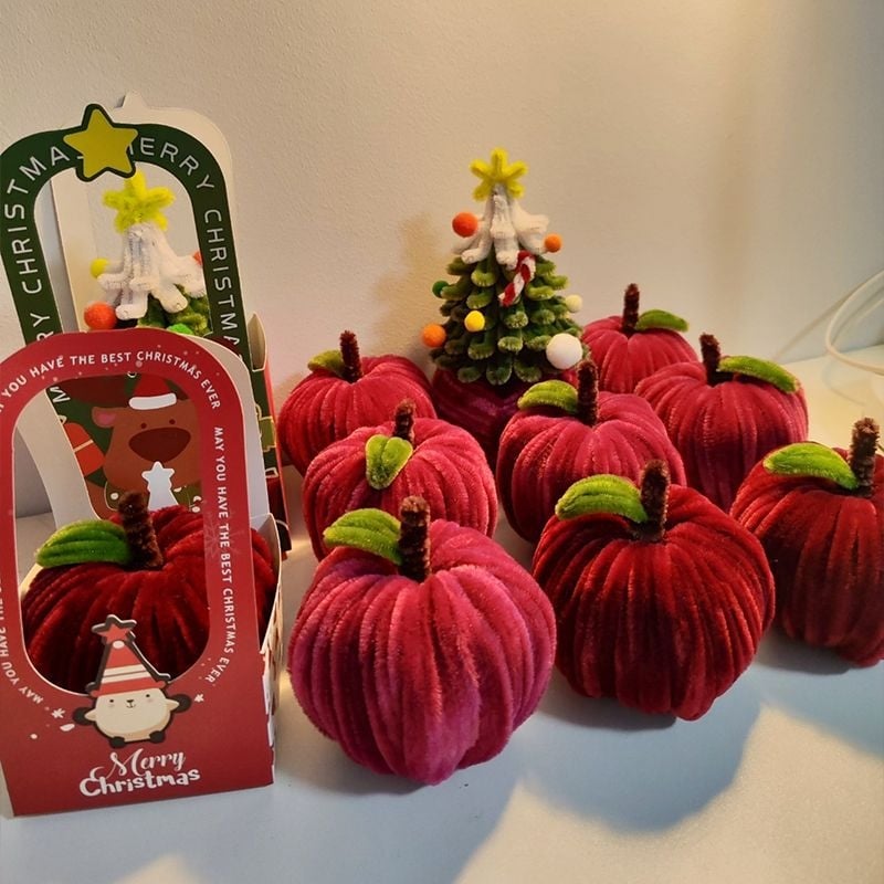 Kit DIY pentru bețișor de măr răsucit de Crăciun – Materiale fabricate manual