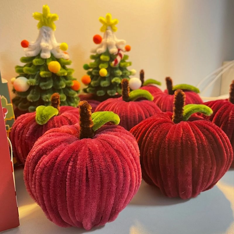 Kit DIY pentru bețișor de măr răsucit de Crăciun – Materiale fabricate manual