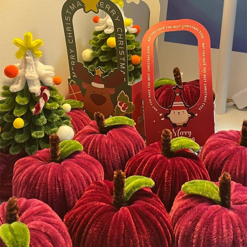 Kit DIY pentru bețișor de măr răsucit de Crăciun – Materiale fabricate manual